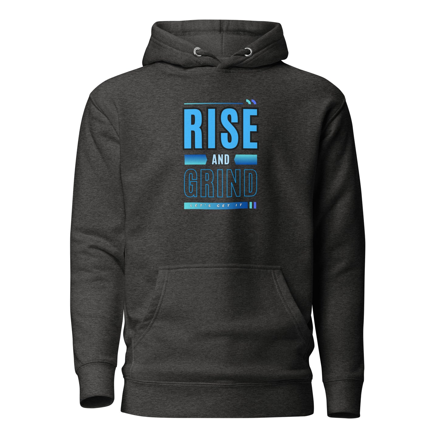 Check out this Cool, Stylish, "RISE and GRIND" 02 Unisex Hoodie
