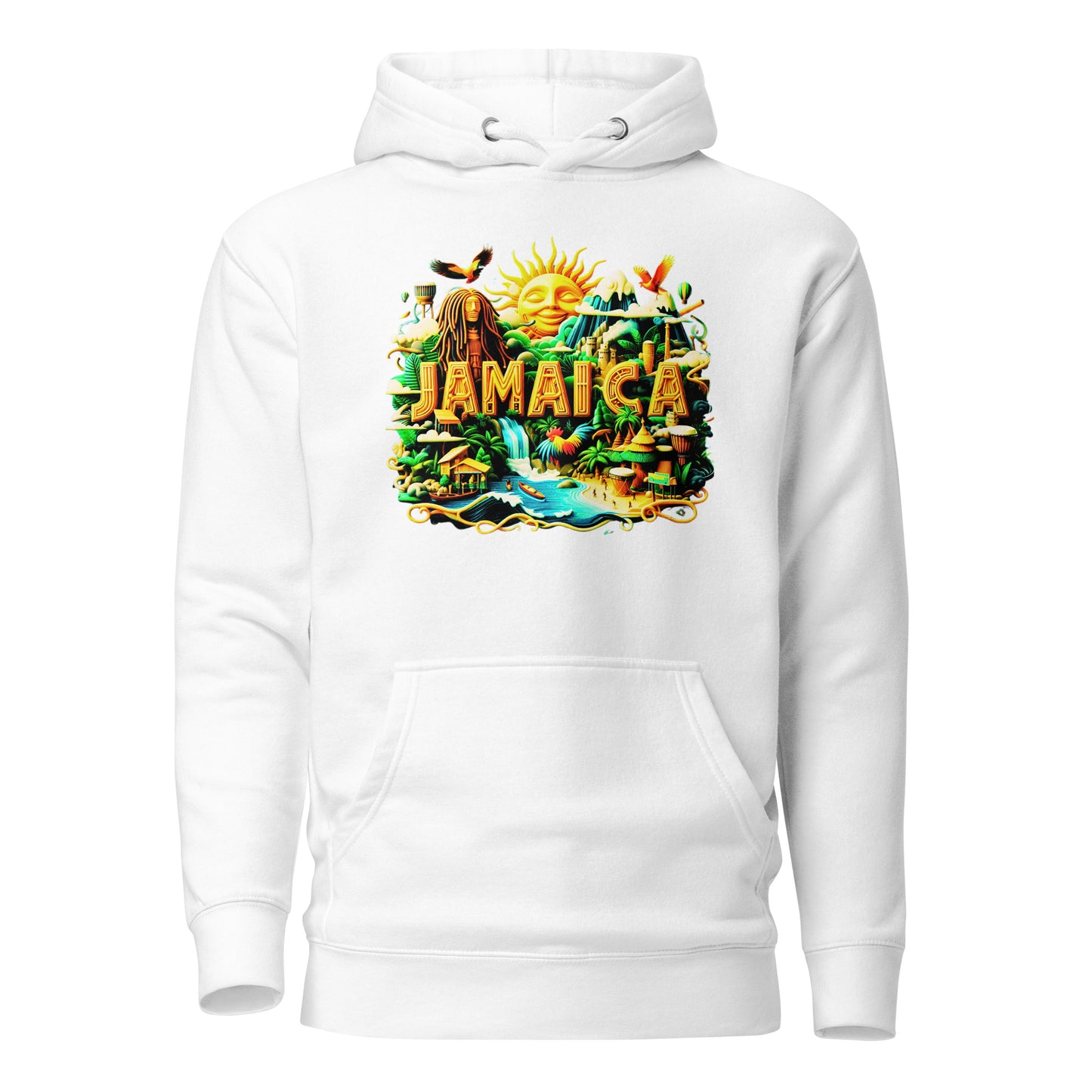 Check out this Cool, Stylish, "Jamaica" 01 Unisex Hoodie!