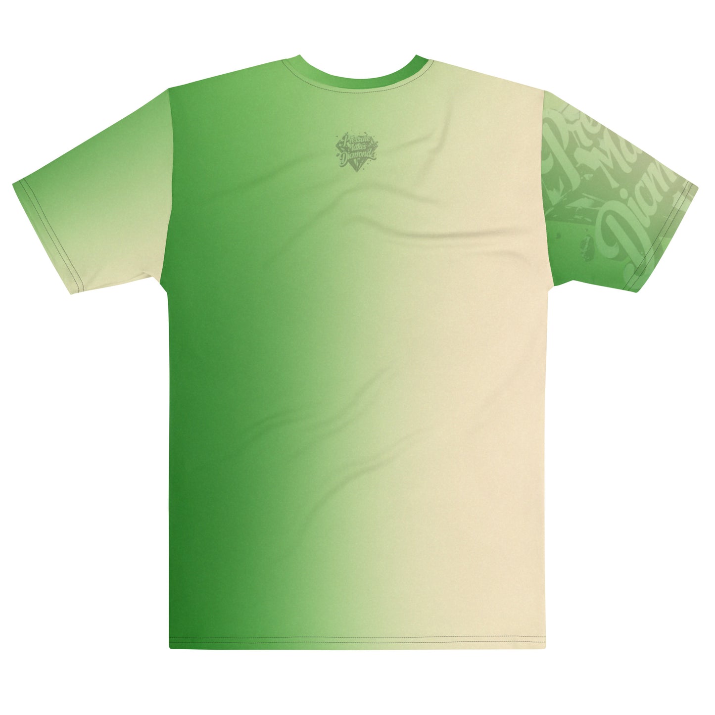 Check out this Cool, Stylish, "Pressure Makes Diamondz" Cream faded Green", Men's t-shirt