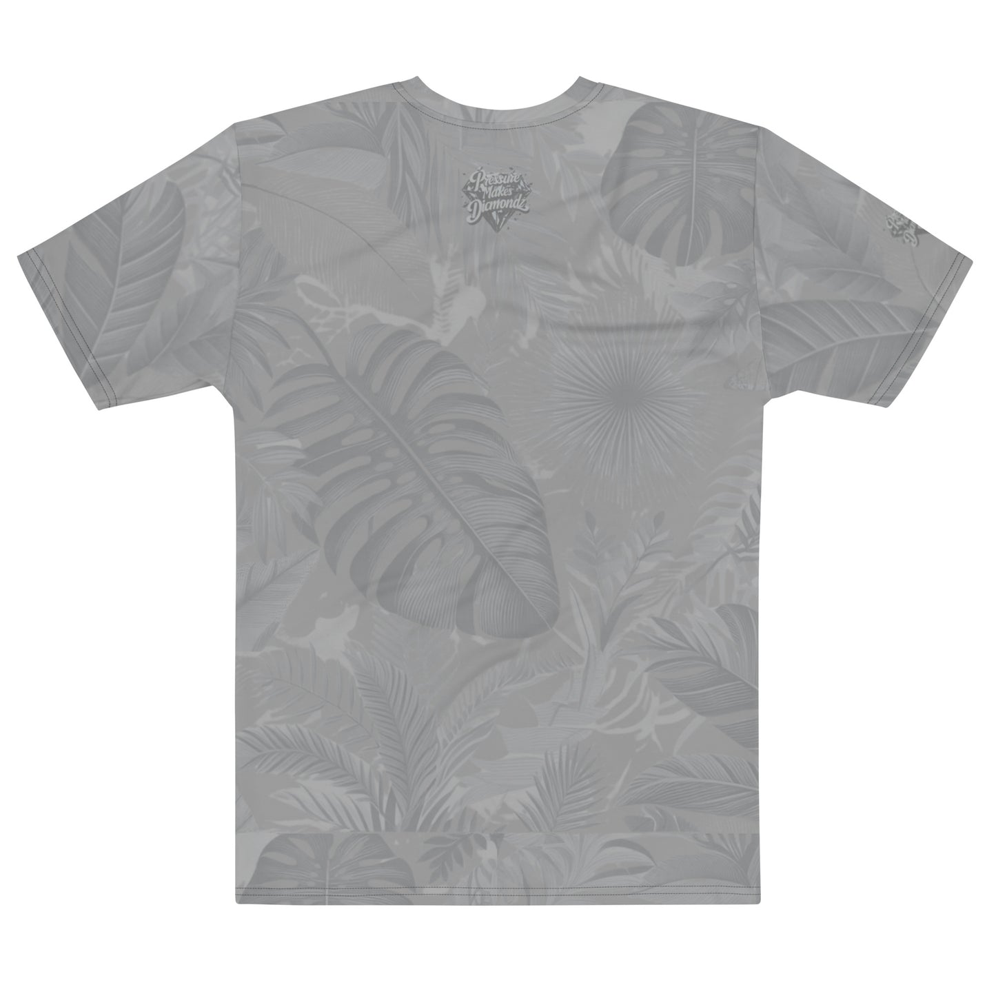 Check out this Cool, Stylish, "Pressure Makes Diamondz" Grey Tropical Print 02, Men's t-shirt