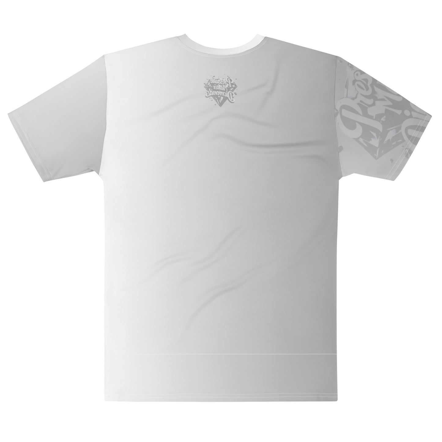 Check out this Cool, Stylish, "Pressure Makes Diamondz" Grey/White Faded 01, Men's t-shirt