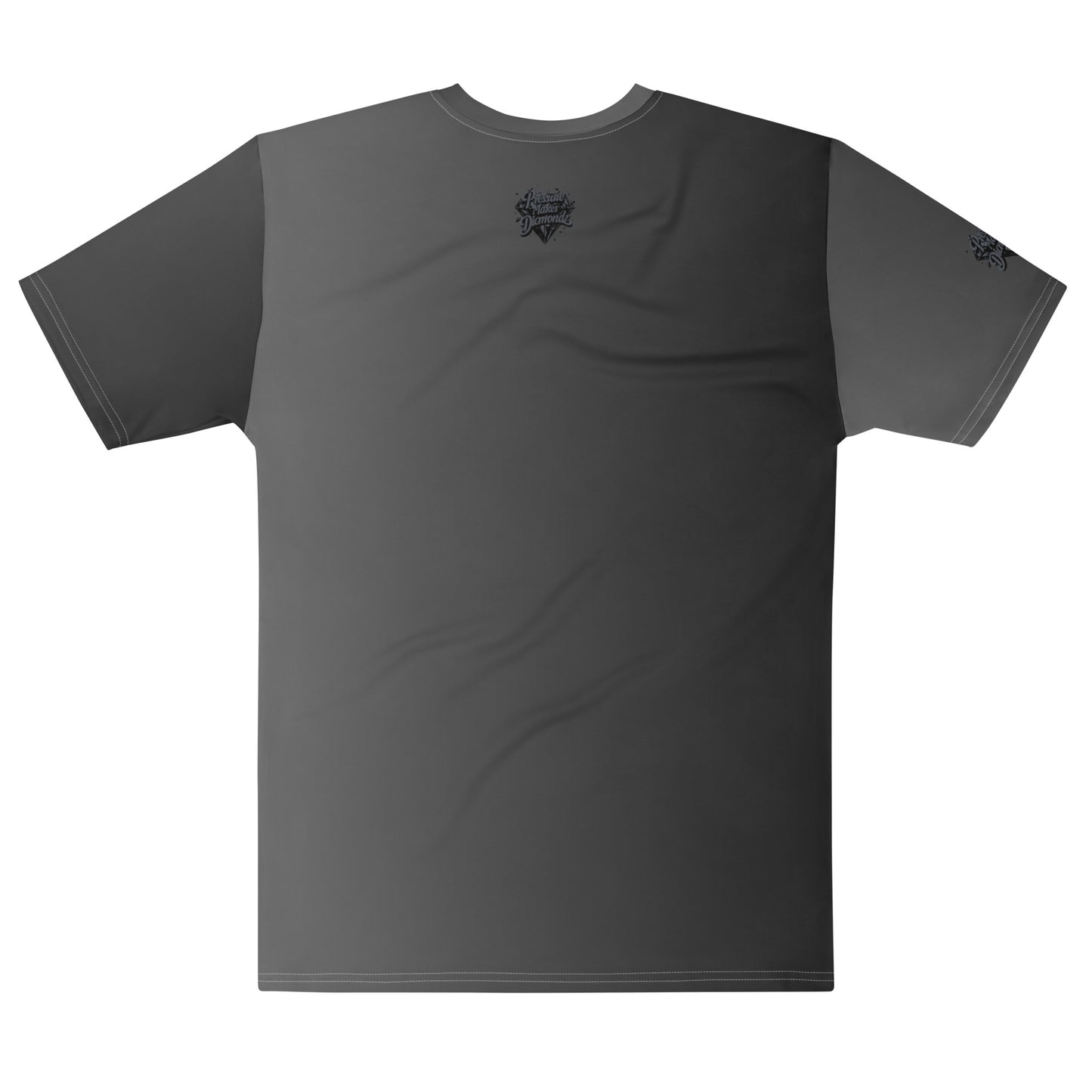 Check out this Cool, Stylish, "Pressure Makes Diamondz" Black/Grey Fade 01, Men's t-shirt