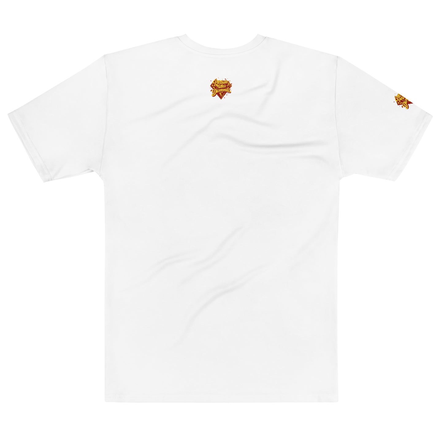 Check out this Cool, Stylish, "Pressure Makes Diamondz" Red/Orange Logo, Men's t-shirt