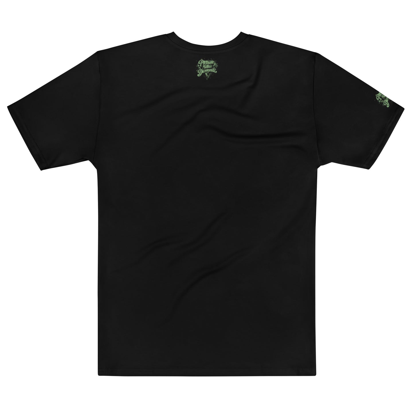 Check out this Cool, Stylish, "Pressure Makes Diamondz" Black/Green Logo, Men's t-shirt