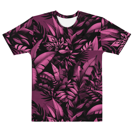 Check out this Cool, Stylish, "Pink and Black Floral" 02 Men's t-shirt