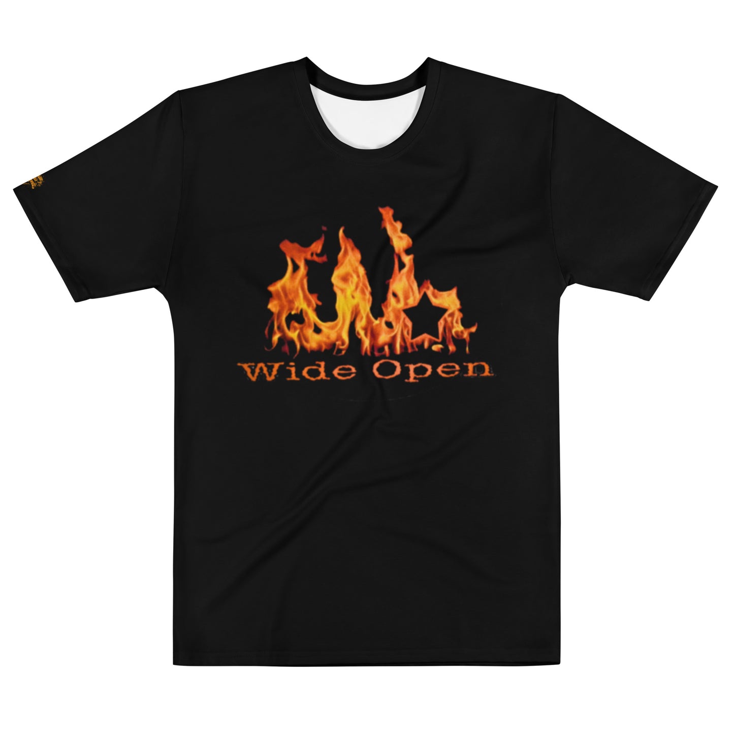 Check out this Cool, Stylish, Wide Open "W.O. Flames," 01, Men's t-shirt.