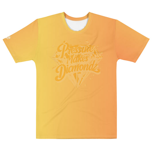 Check out these Cool, Stylish, Unique, "PMDiamondz Orange Fade" 03 Men's t-shirt