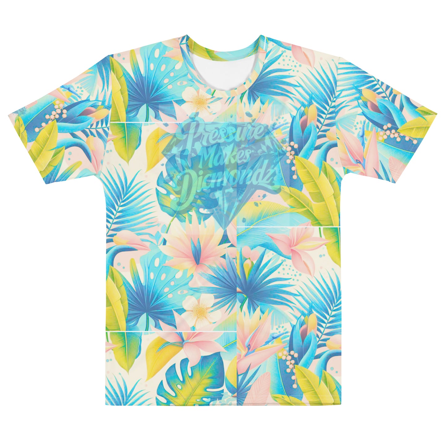 Check out these Cool, Stylish, Unique, "PMDiamondz Tropical Pastel" 01 Men's t-shirt