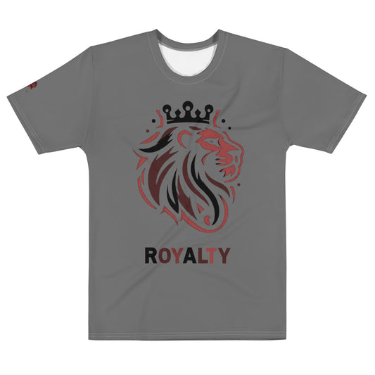 Check out this Cool, Stylish, "ROYALTY Crown Lion" Grey/Maroon/Black 02, Men's t-shirt