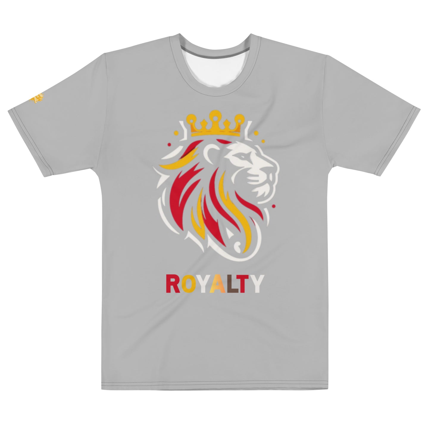 Check out this Cool, Stylish, "ROYALTY Crown Lion" Red/Gold/White 03, Men's t-shirt