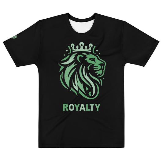 Check out this Cool, Stylish, "ROYALTY Crown Lion" Black GREEN 01, Men's t-shirt