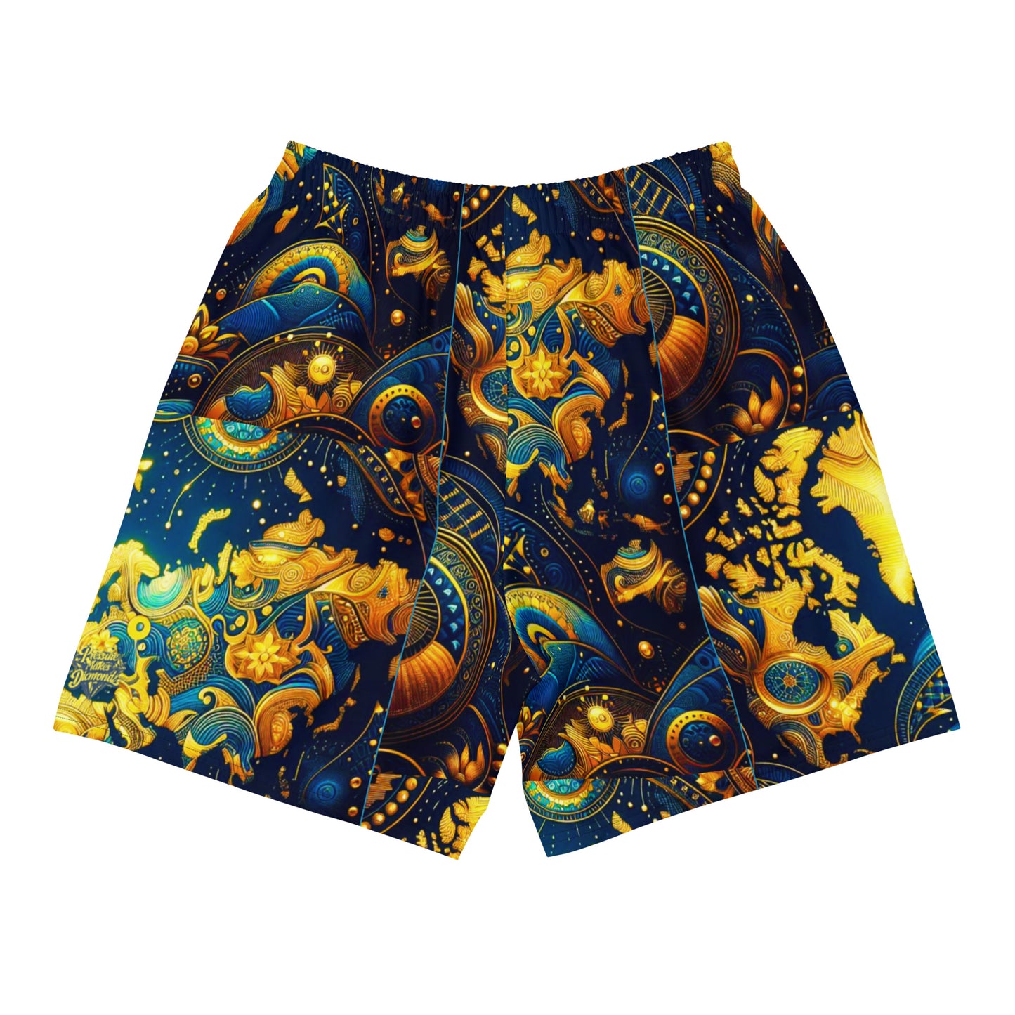 Check out this Cool, Stylish,"PMDiamondz TravelloversWorldMap"04 Men's Recycled Athletic Shorts