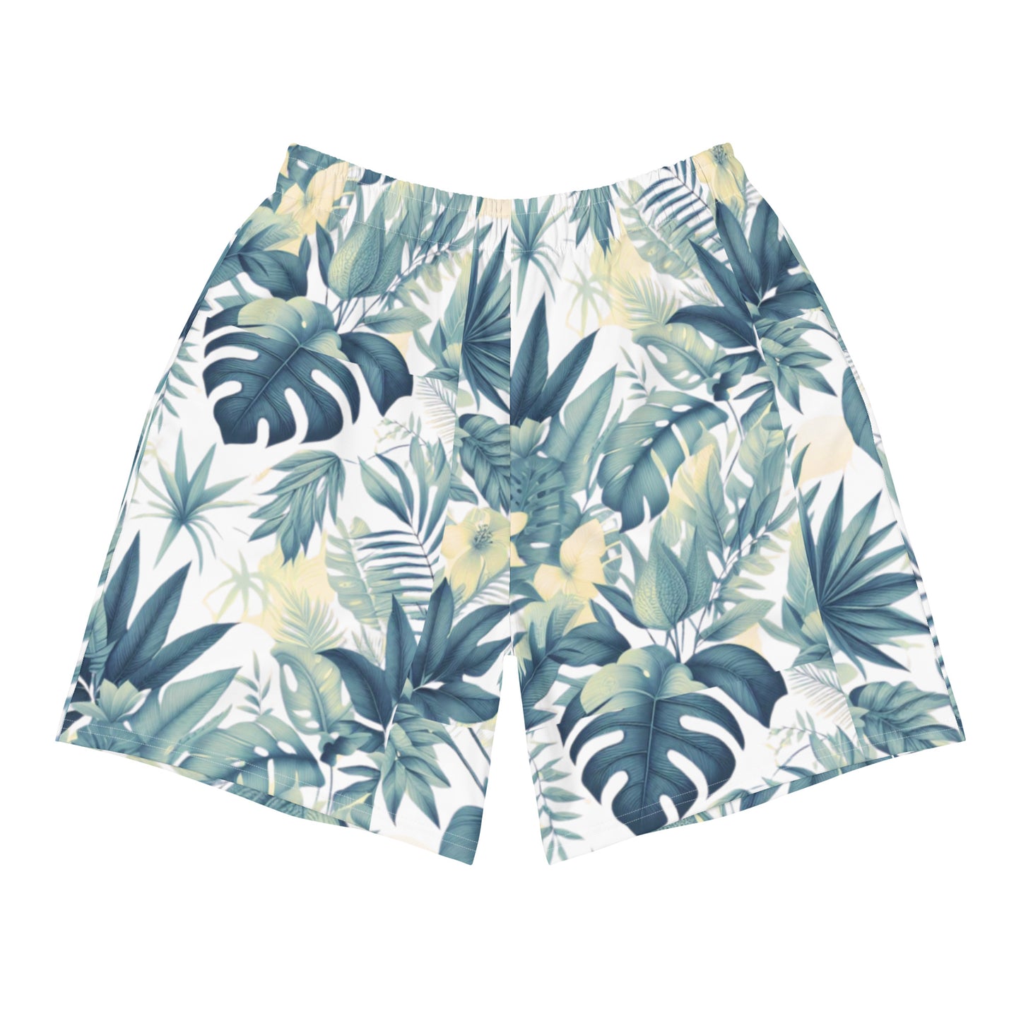 Check out this Cool, Stylish, "Tropical Floral "03 Men's Recycled Athletic Shorts