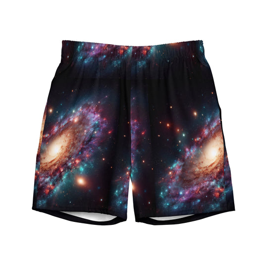 Check out this Cool, Stylish, "Galactic" Men's swim trunks