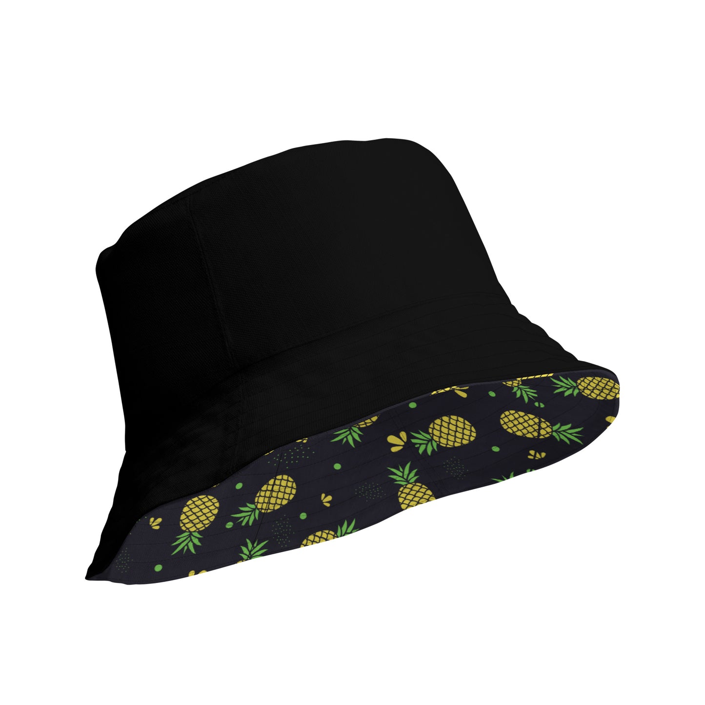 Check out this Cool, Stylish, "Pineapple" Reversible bucket hat