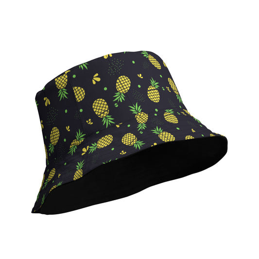 Check out this Cool, Stylish, "Pineapple" Reversible bucket hat