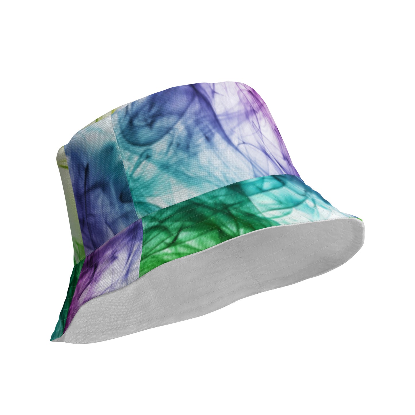 Check out these Cool, Stylish, Unique, "PMDiamondz Multicolor Smoke" 01 Reversible bucket hat.