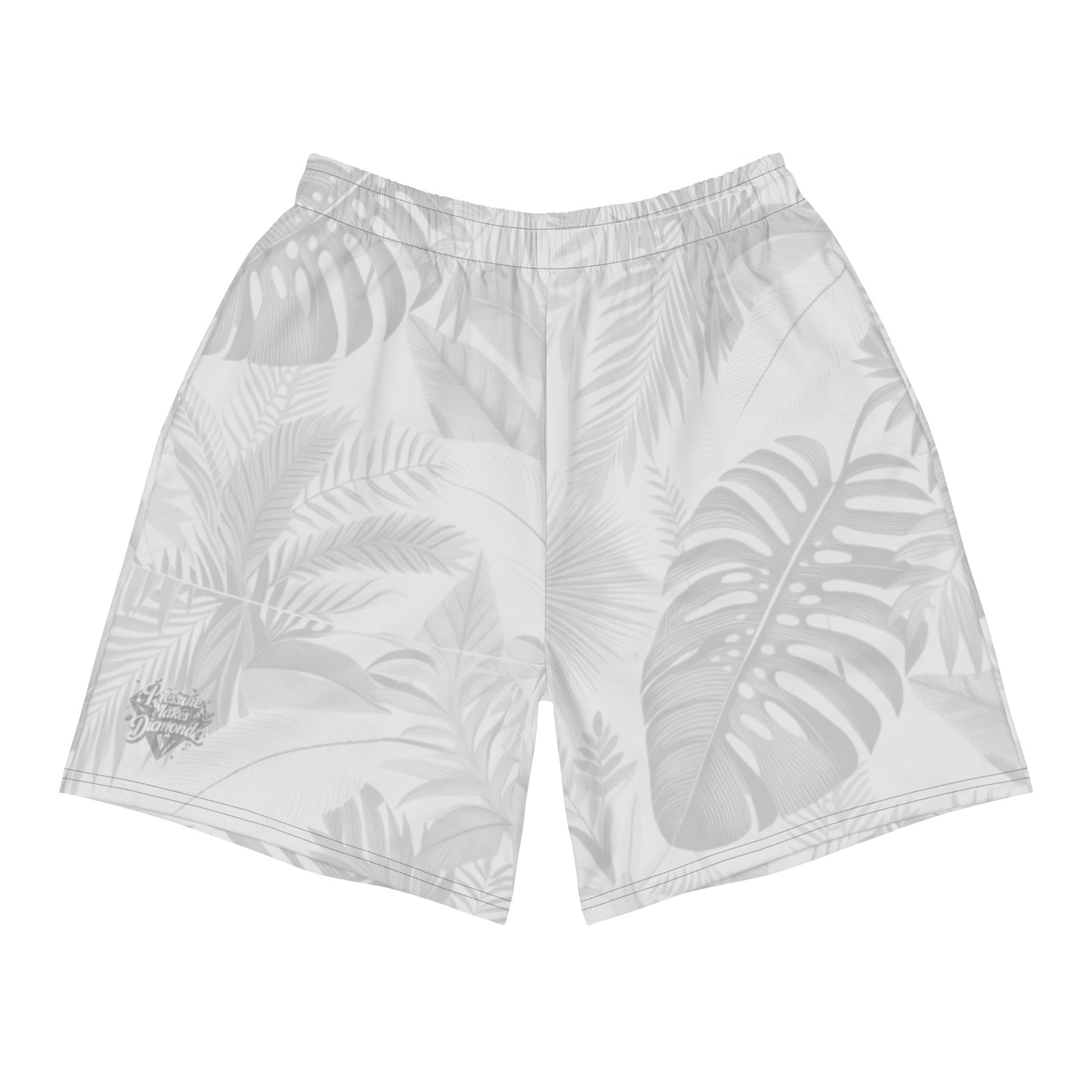 Check out this Cool, Stylish, "PMDiamondz" GREEN Tropical Print 02, All-Over Print Unisex Athletic Long Shorts