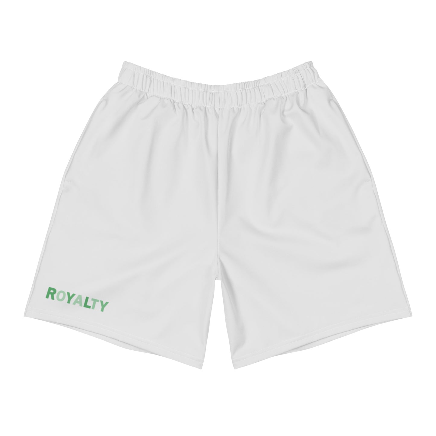 Check out this Cool, Stylish, "ROYALTY Crown Lion" GREEN 01, All-Over Print Unisex Athletic Long Light Grey Shorts