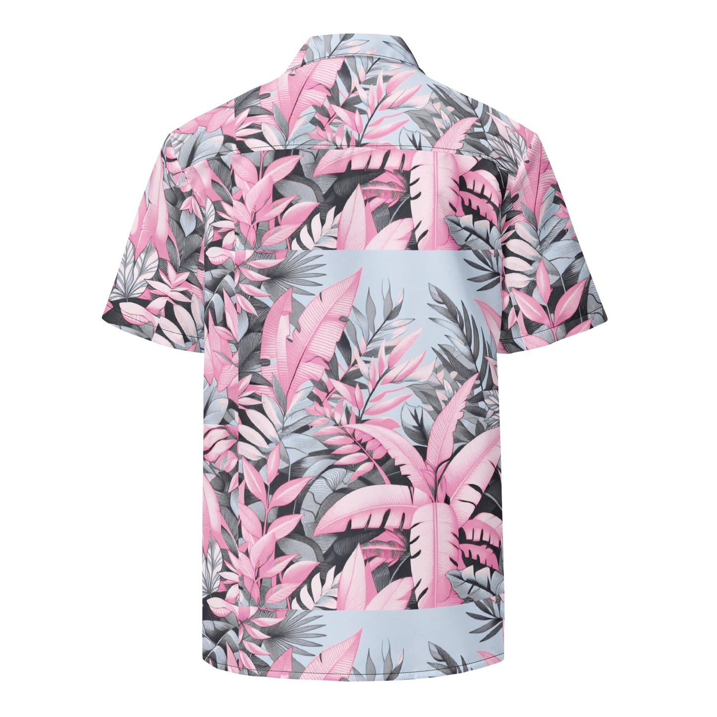 Check out this Cool, Stylish, "Pink Floral" 01 Unisex button shirt