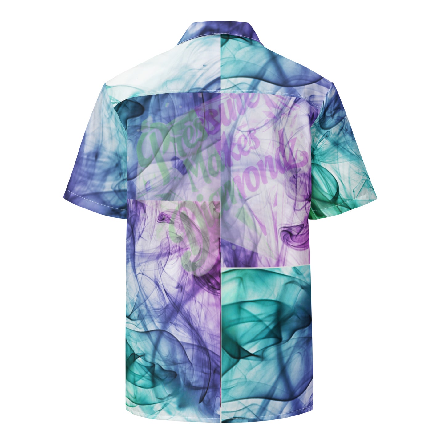 Check out these Cool, Stylish, Unique, "PMDiamondz Multicolor Smoke" 01 Unisex button shirt.