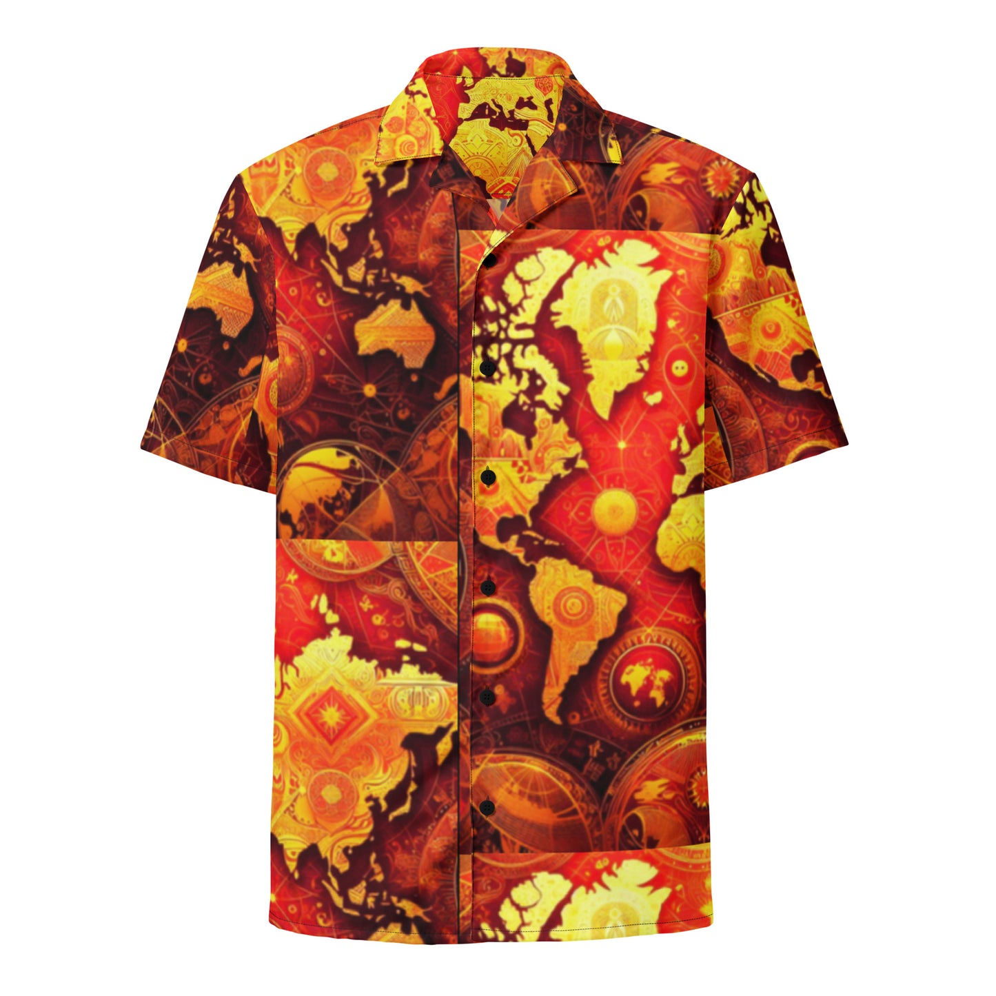 Check out this Cool, Stylish,"TravelloversWorldMap"01Unisex button shirt