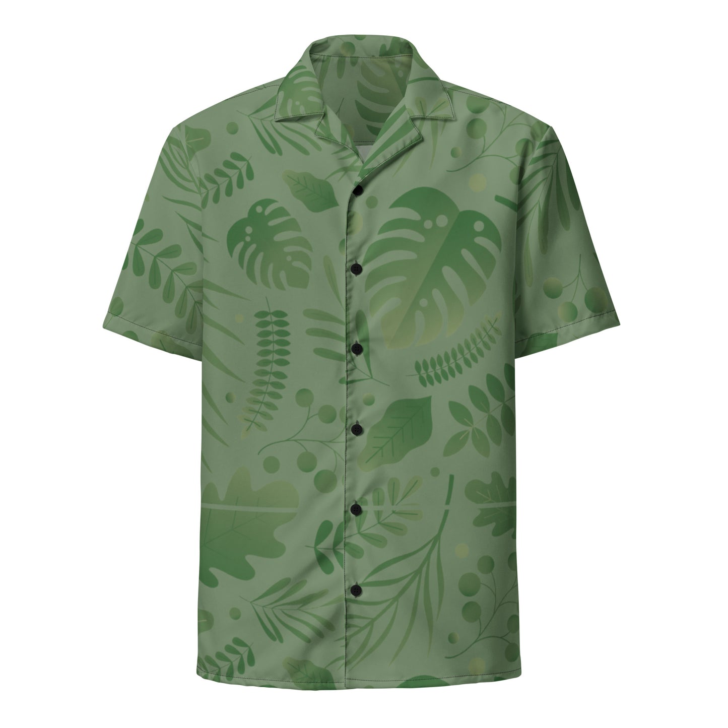 Check out this Cool, Stylish, "PMDiamondz" GREEN Tropical Print 02, All-Over Print Unisex button shirt