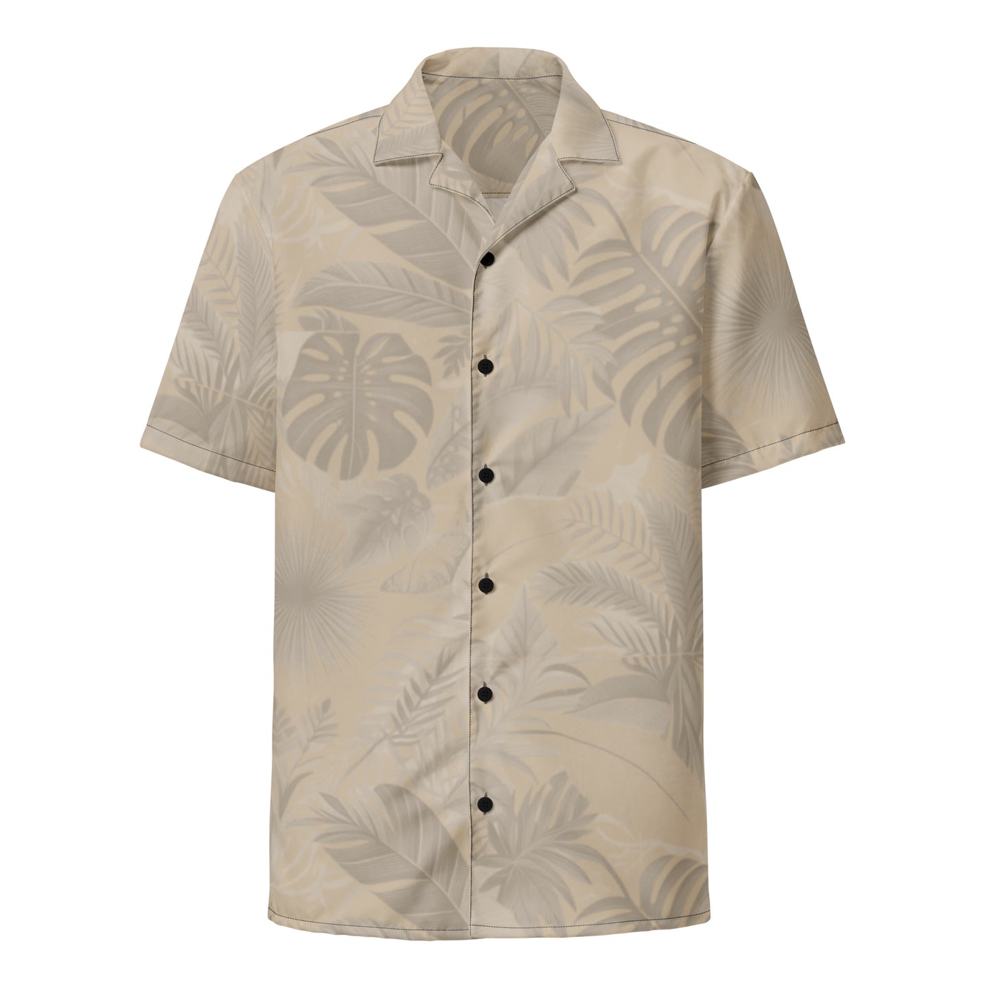 Check out this Cool, Stylish, "PMDiamondz" Light Brown Tropical Print 04, All-Over Print Unisex button shirt