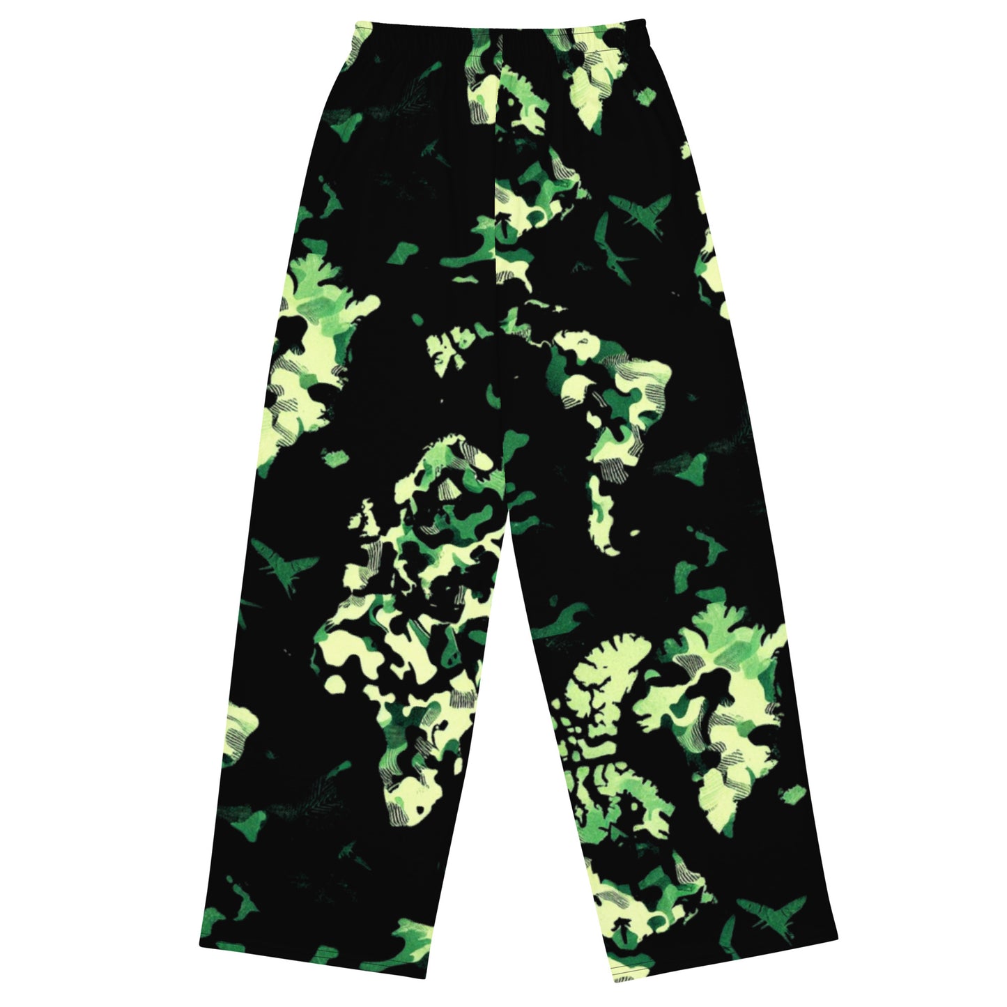 Check out this Cool, Stylish,"TravelloversWorldMap"03All-over print unisex wide-leg pants