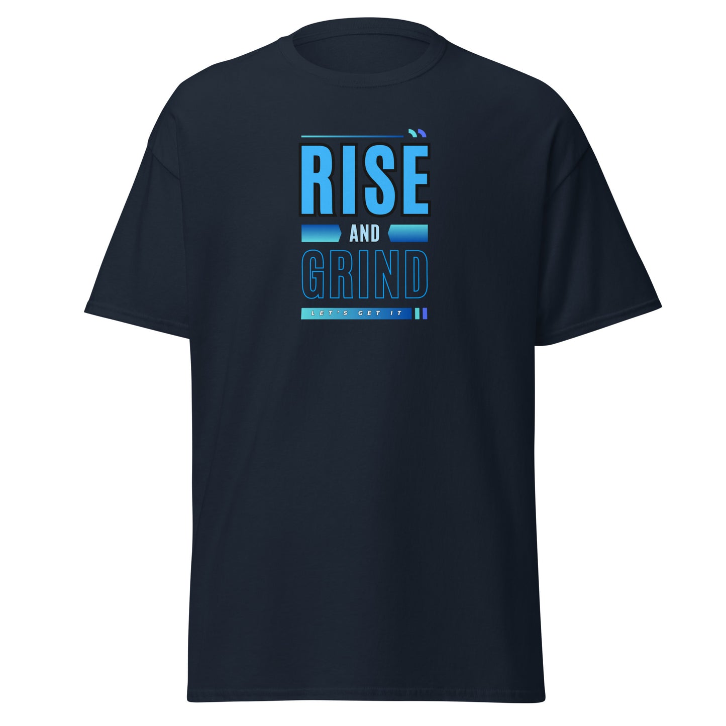 Check out this Cool, Stylish, "RISE and GRIND" 02 Men's classic tee