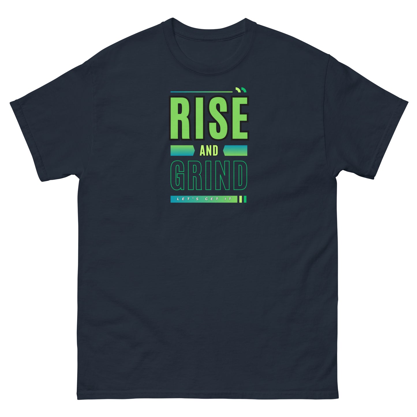 Check out this Cool, Stylish, "RISE and GRIND" 03 Men's classic tee