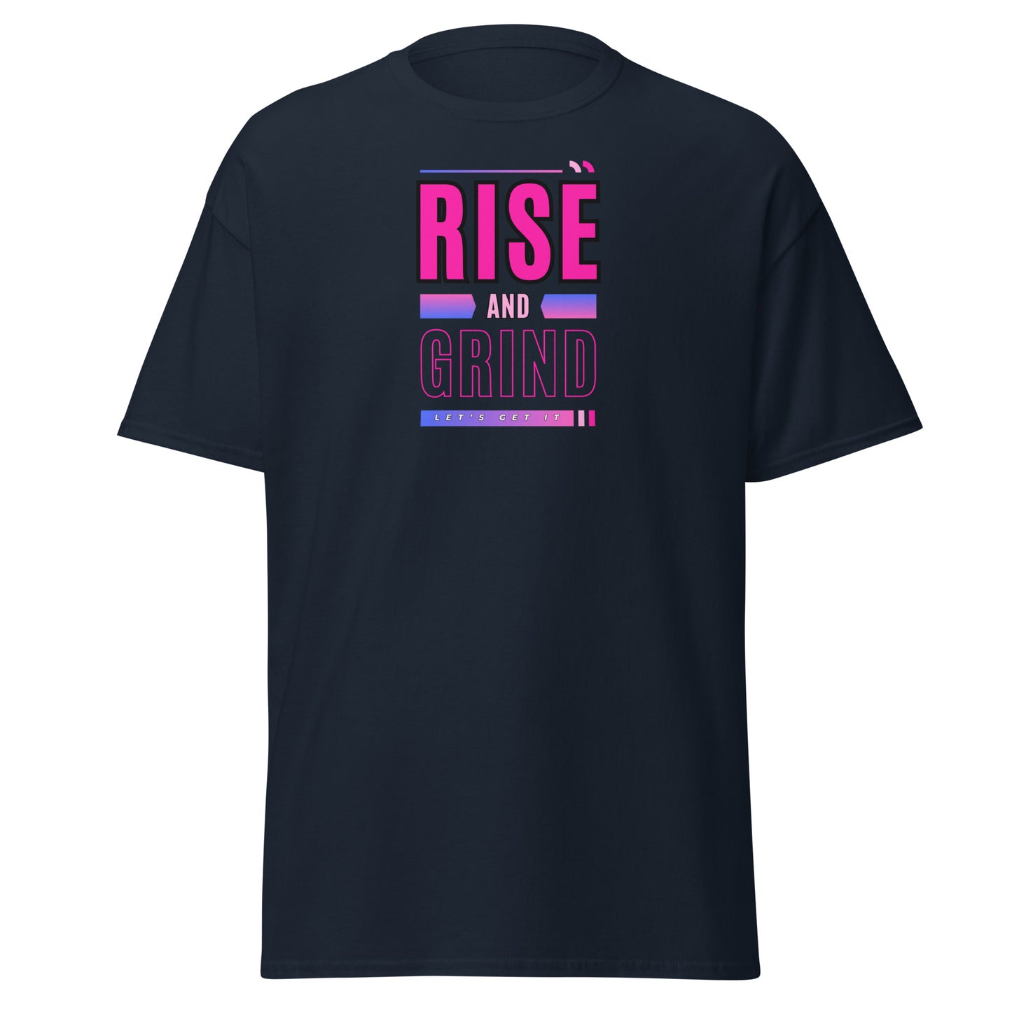 Check out this Cool, Stylish, "RISE and GRIND" 04 Men's classic tee