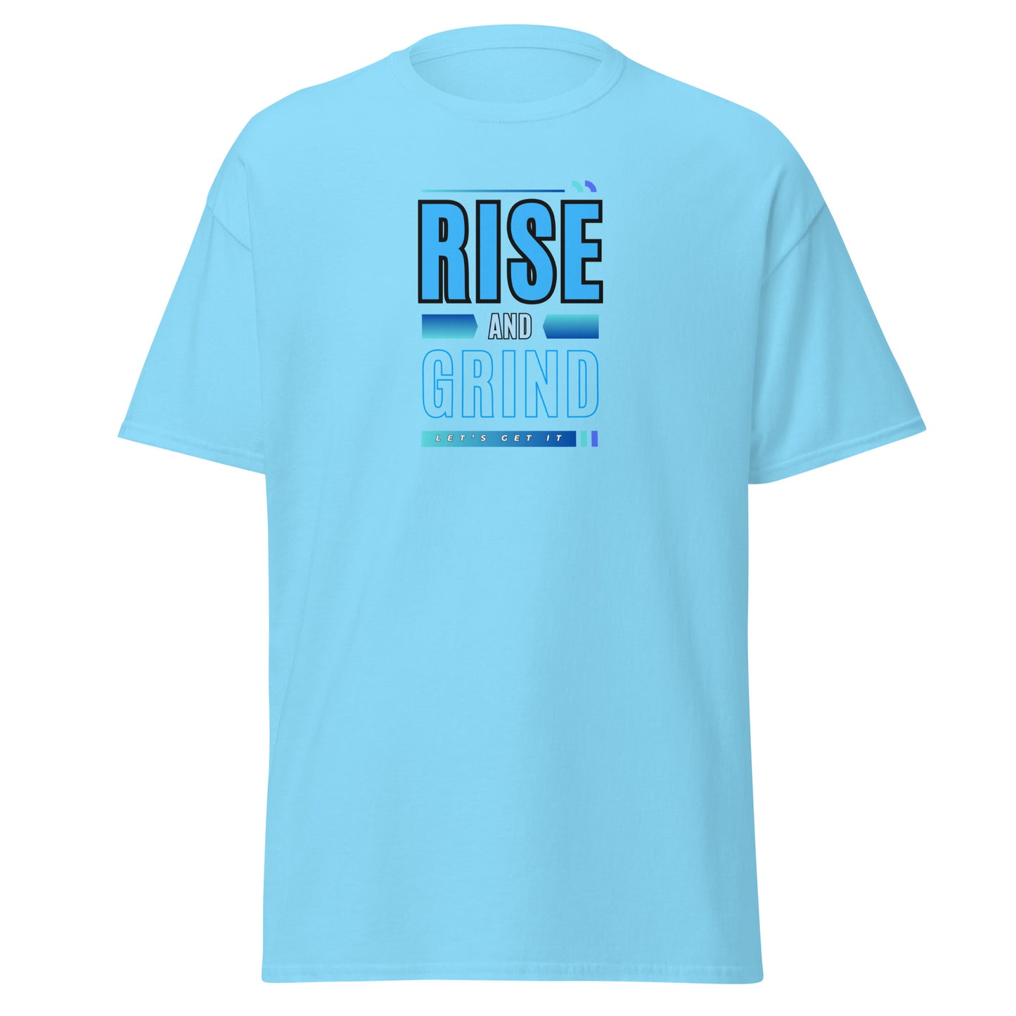 Check out this Cool, Stylish, "RISE and GRIND" 02 Men's classic tee