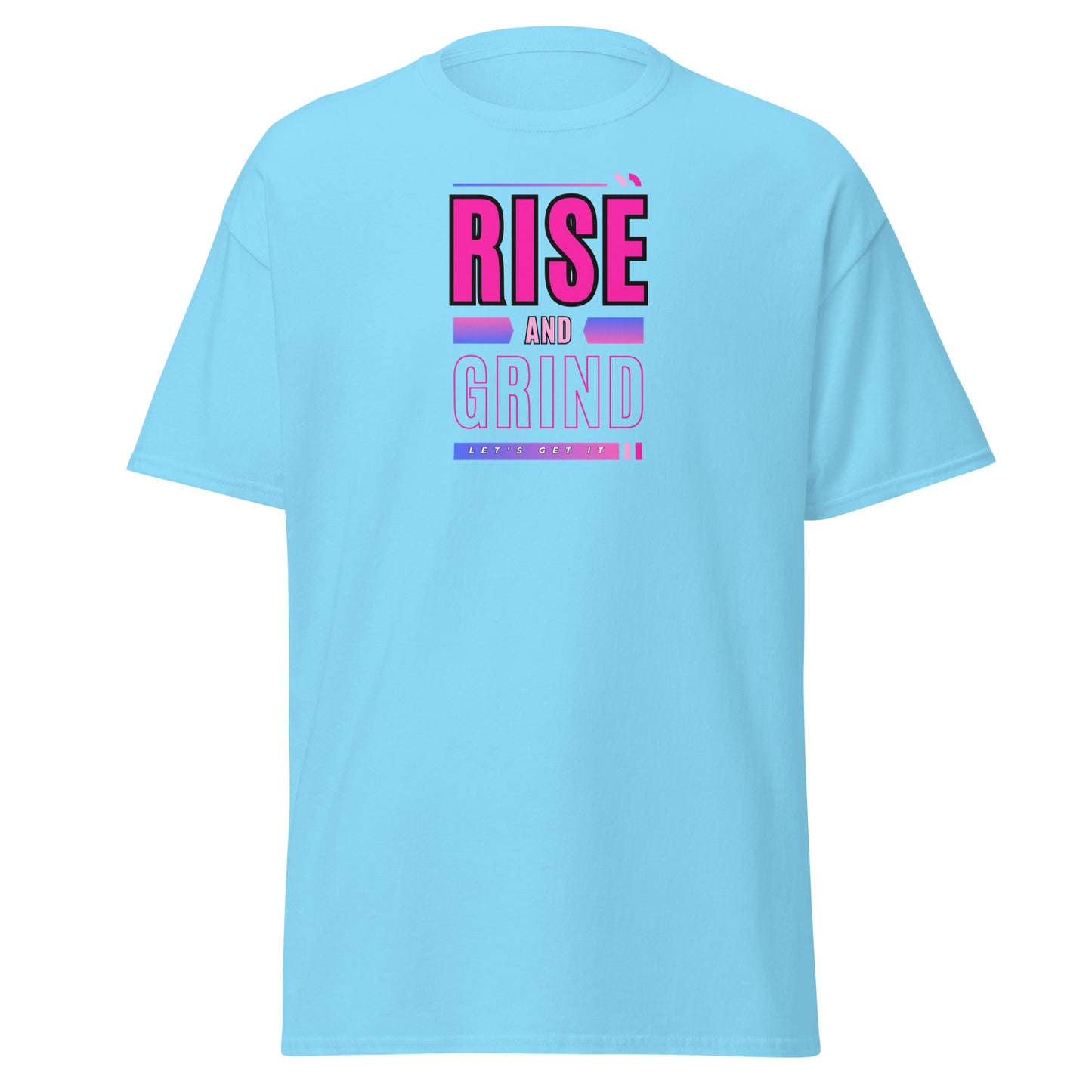 Check out this Cool, Stylish, "RISE and GRIND" 04 Men's classic tee