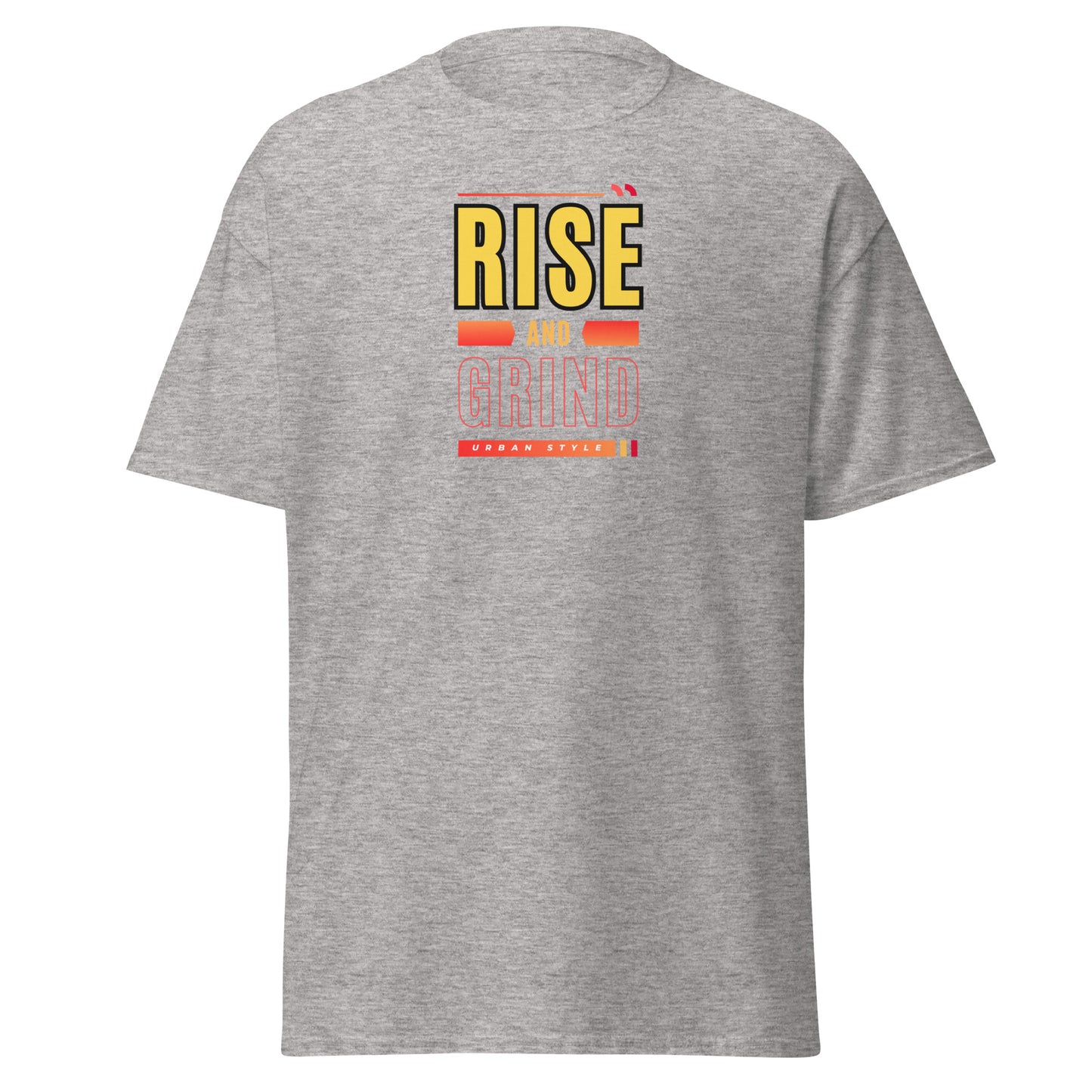 Check out this Cool, Stylish, "RISE and GRIND" 01 Men's classic tee