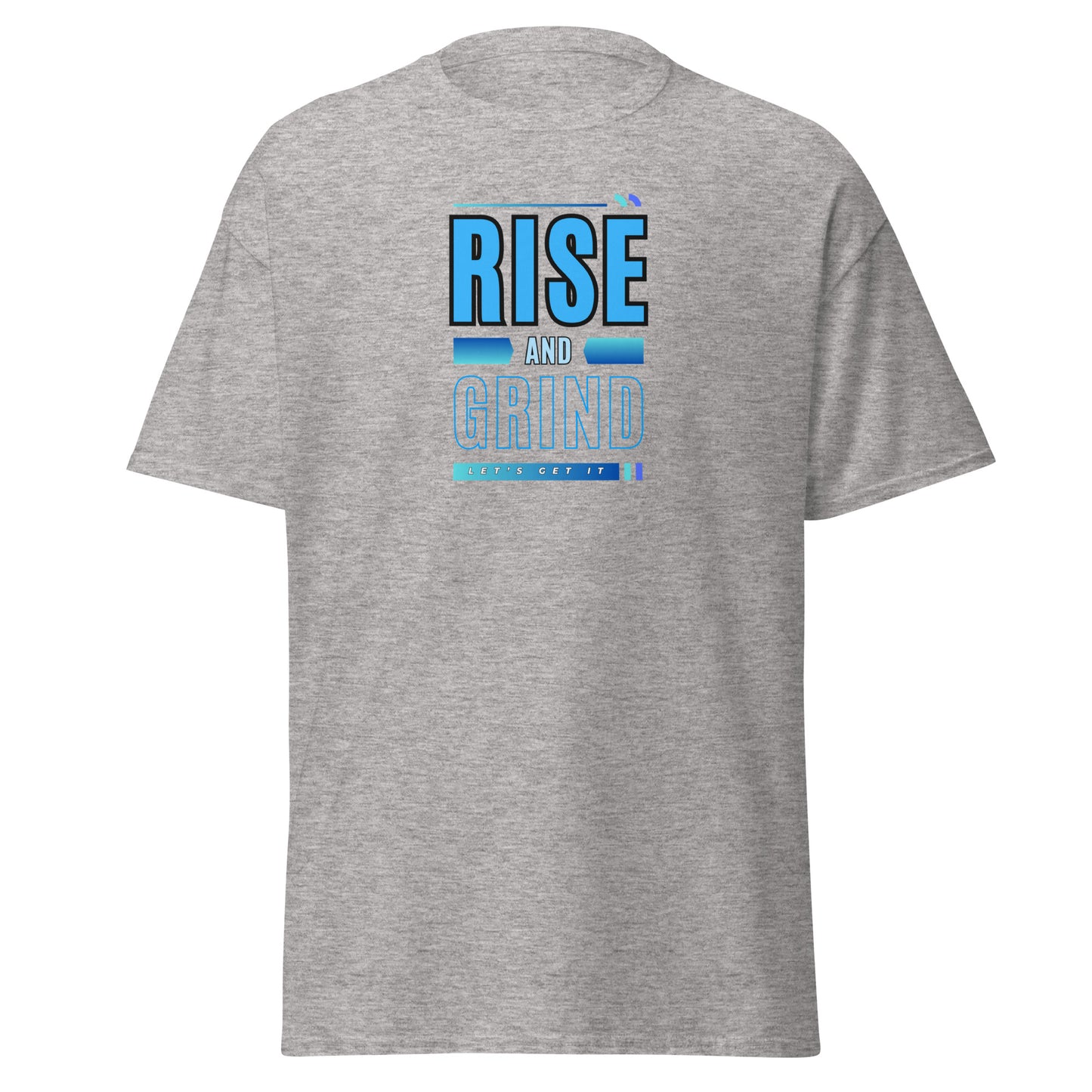 Check out this Cool, Stylish, "RISE and GRIND" 02 Men's classic tee