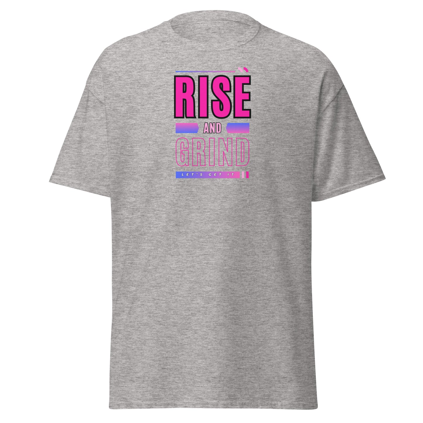 Check out this Cool, Stylish, "RISE and GRIND" 04 Men's classic tee