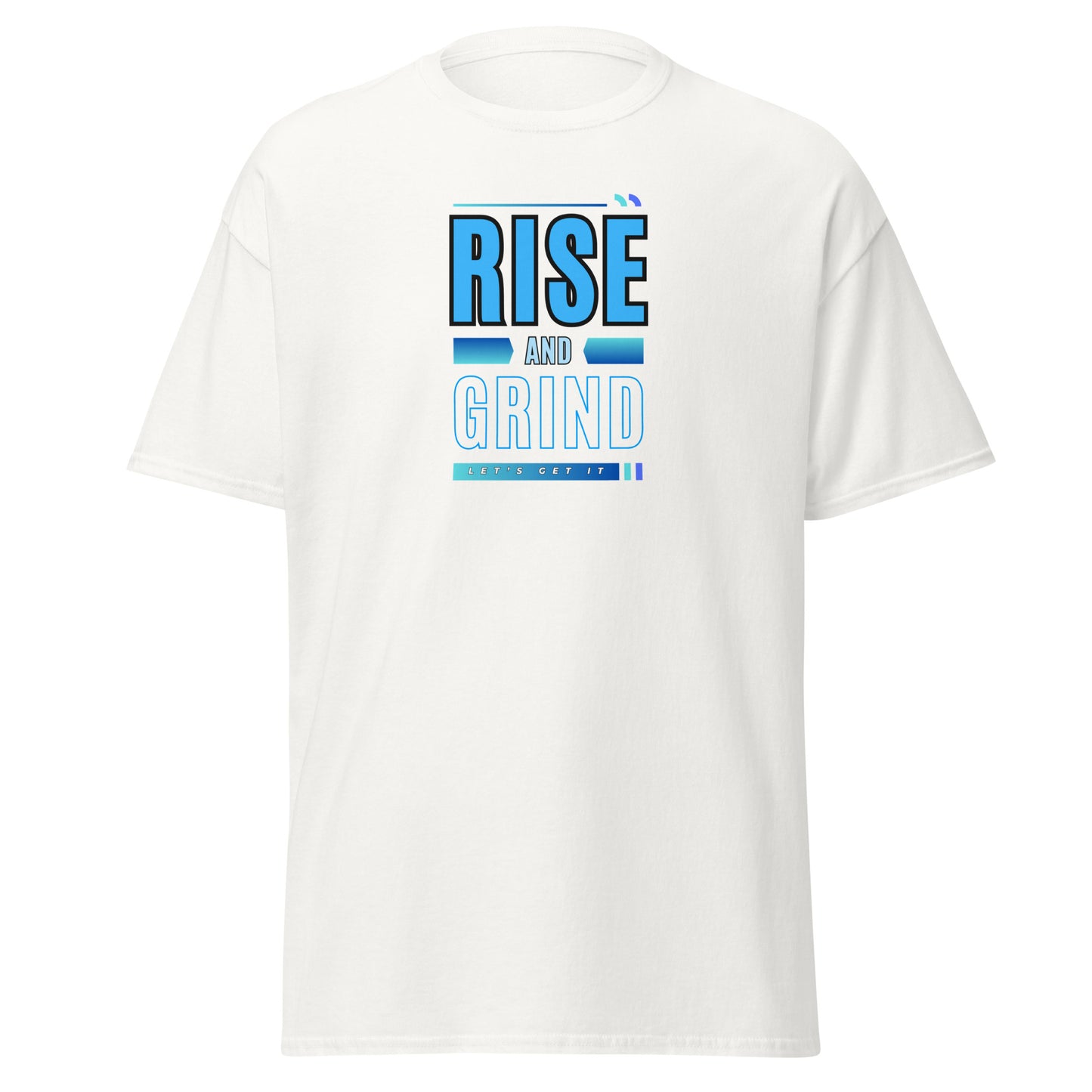 Check out this Cool, Stylish, "RISE and GRIND" 02 Men's classic tee