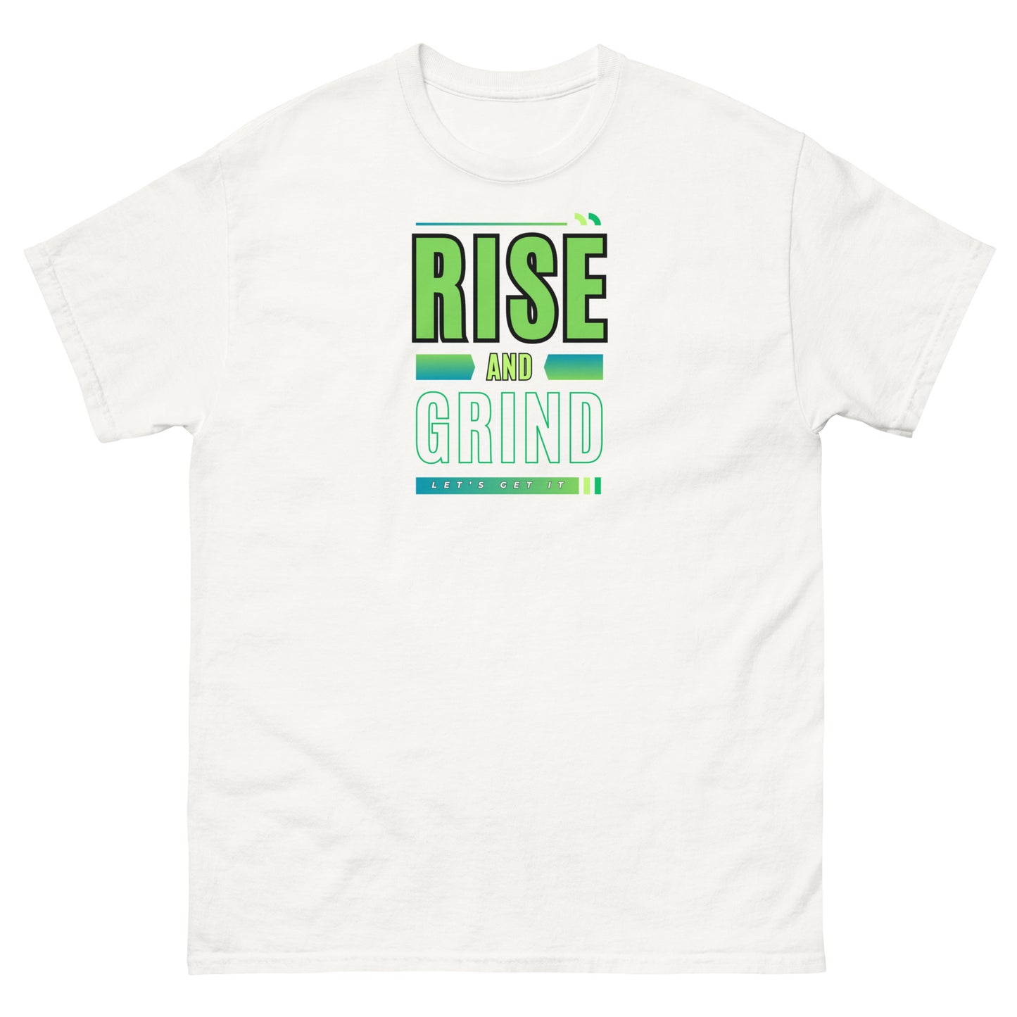 Check out this Cool, Stylish, "RISE and GRIND" 03 Men's classic tee