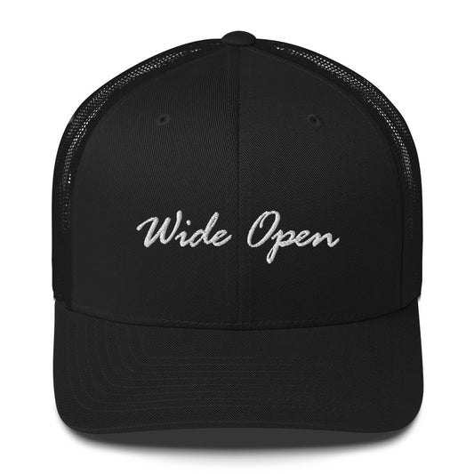 Check out this Cool Stylish, "WIde Open" Trucker Cap!