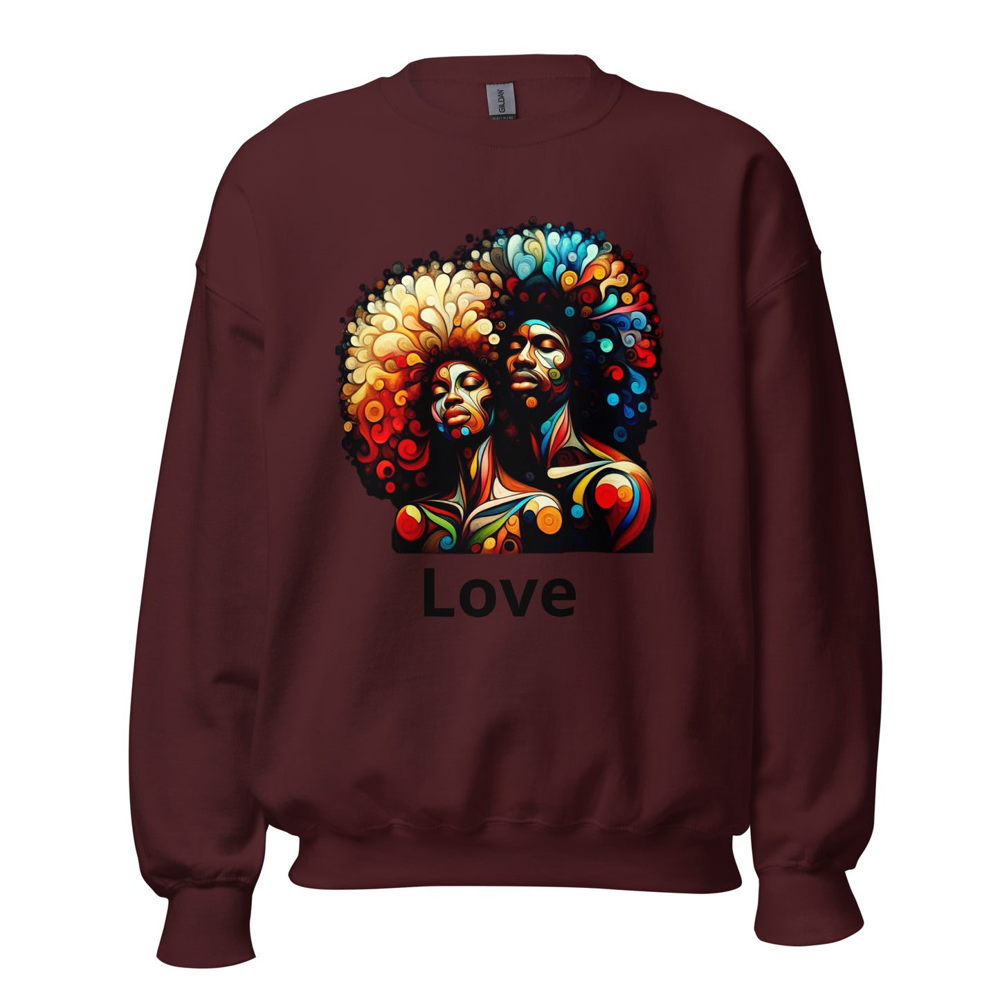 Check out this Cool, Stylish, "LOVE" 01 Unisex Sweatshirt