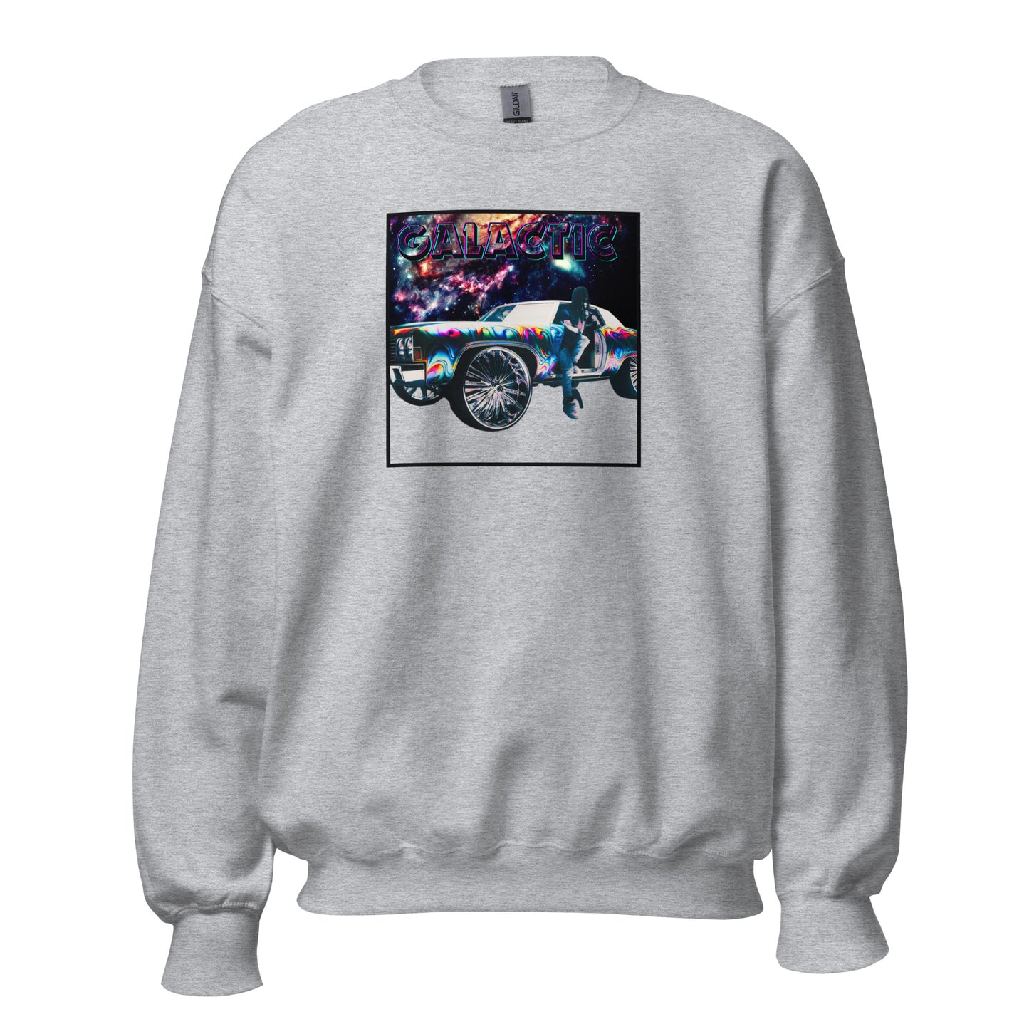 Check out this Cool, Stylish "Galactic Donk" Unisex Sweatshirt