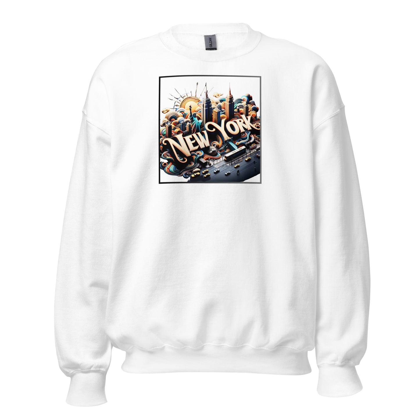 Check out this Cool, Stylish, "New York" 01 Unisex Sweatshirt