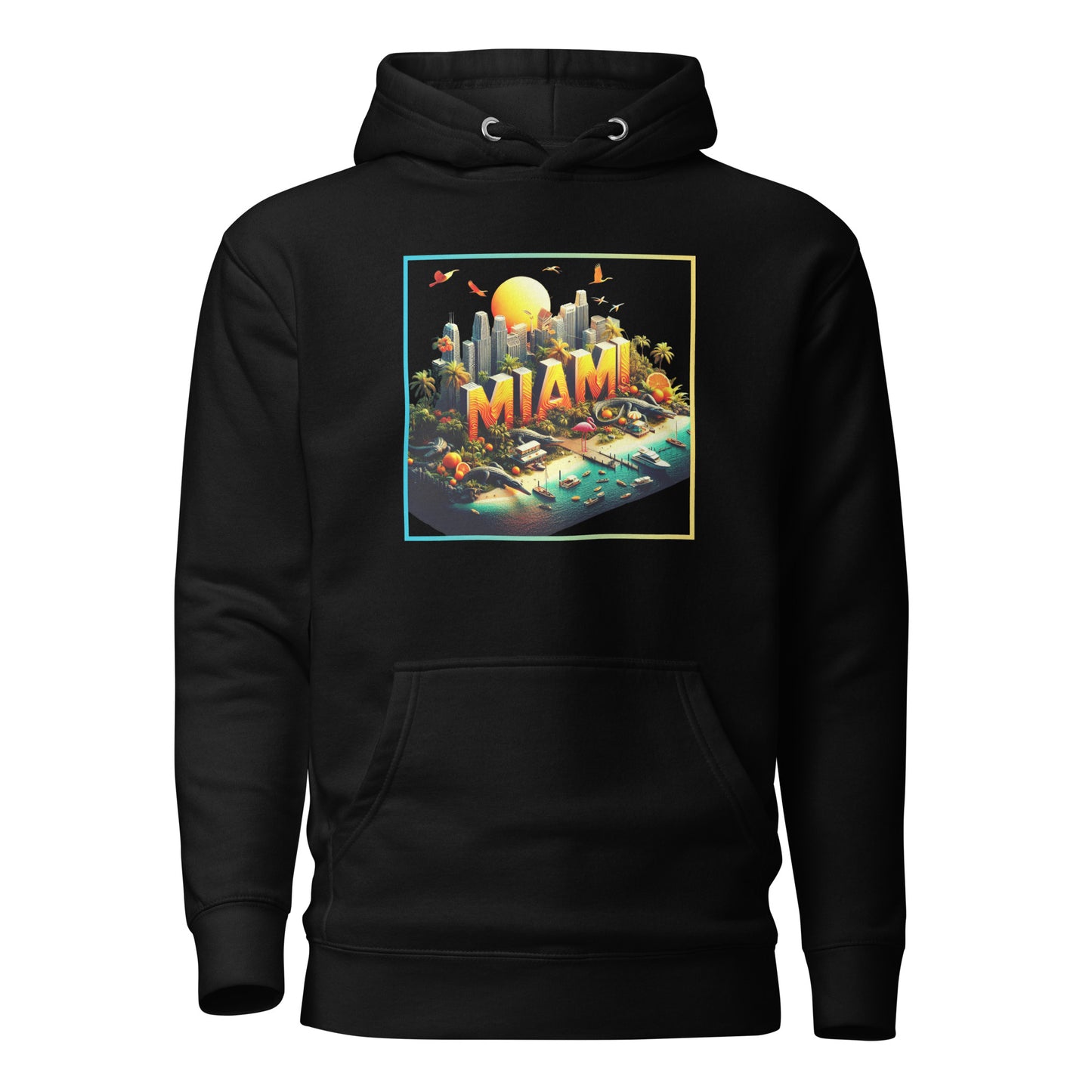 Check out this Cool, Stylish, "MIAMI" 003 Unisex Hoodie!