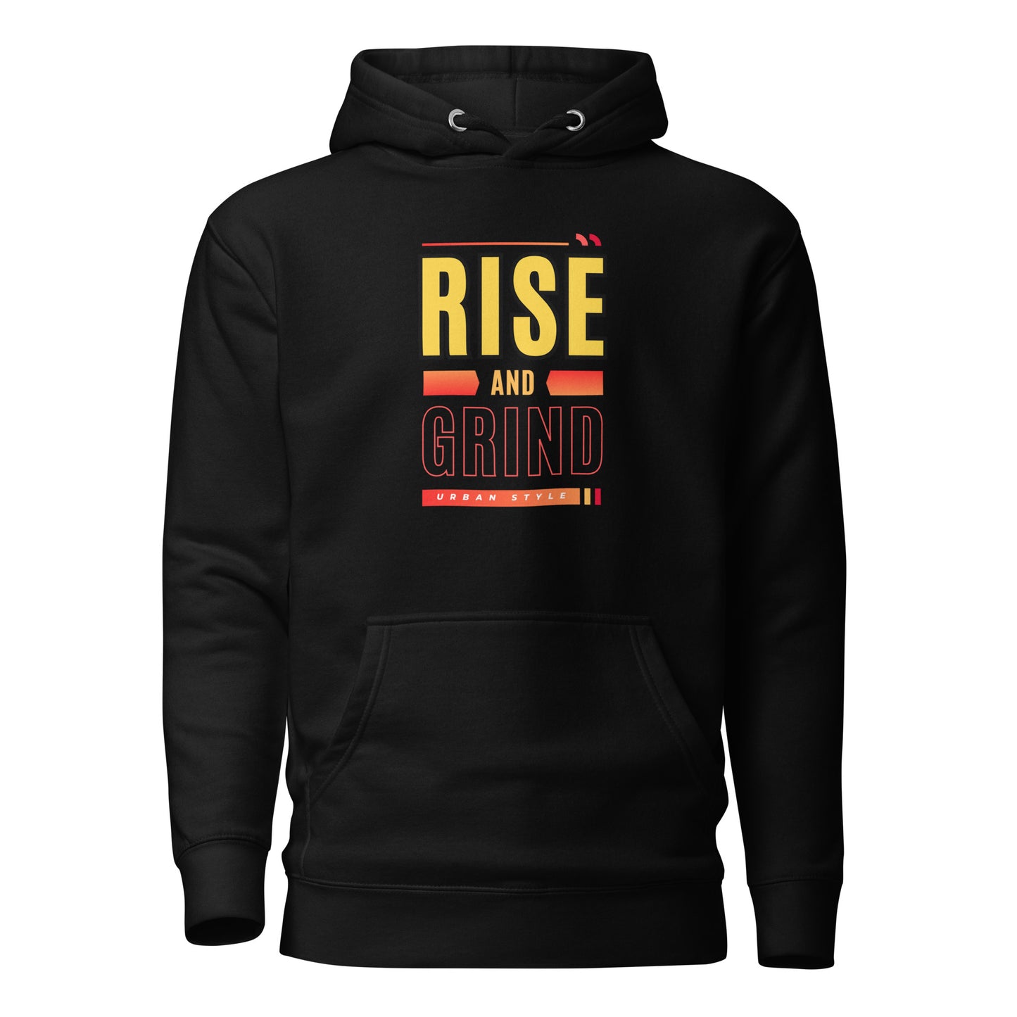 Check out this Cool, Stylish, "RISE and GRIND" 01 Unisex Hoodie