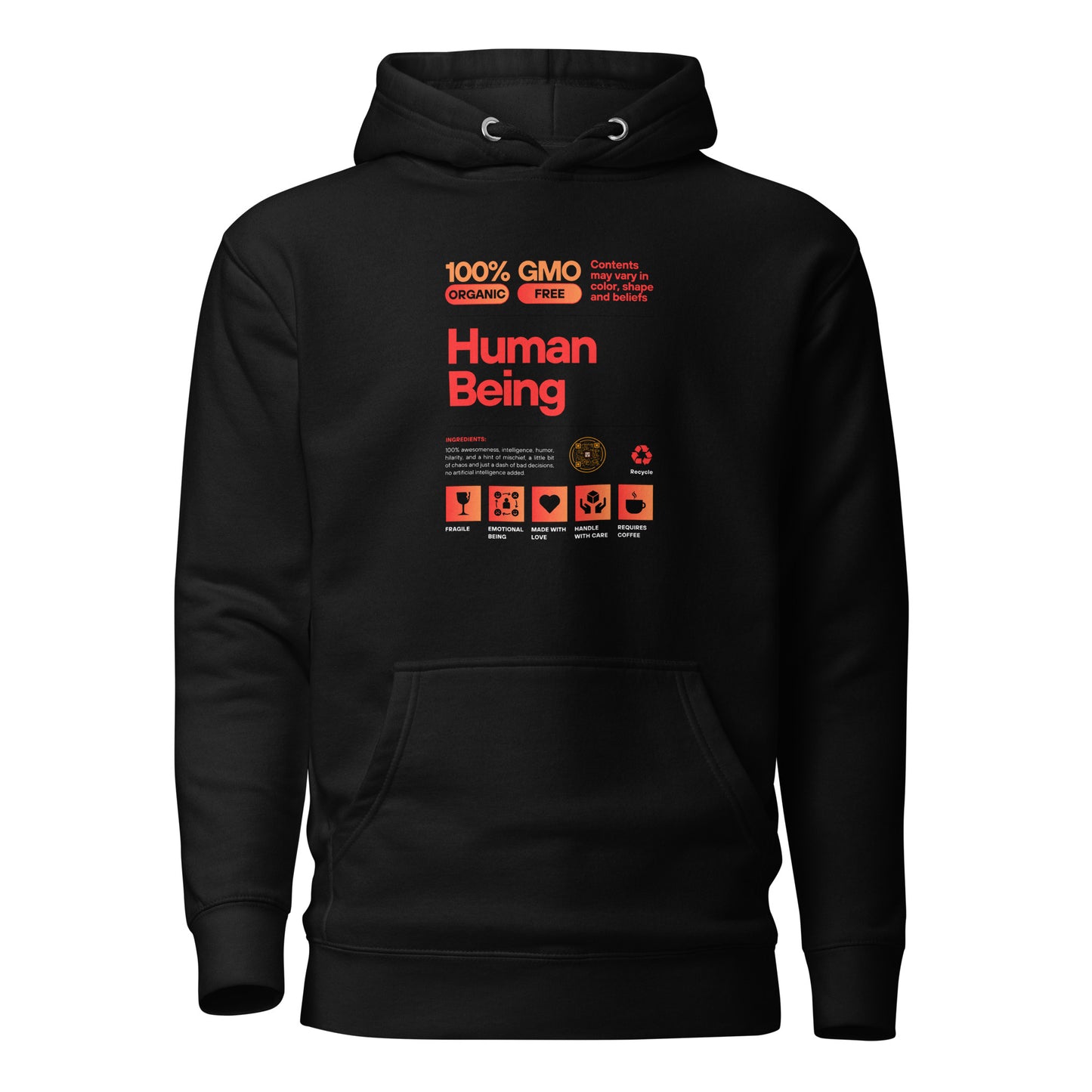 Check out this Cool, Stylish, "Human Being" 01 Unisex Hoodie