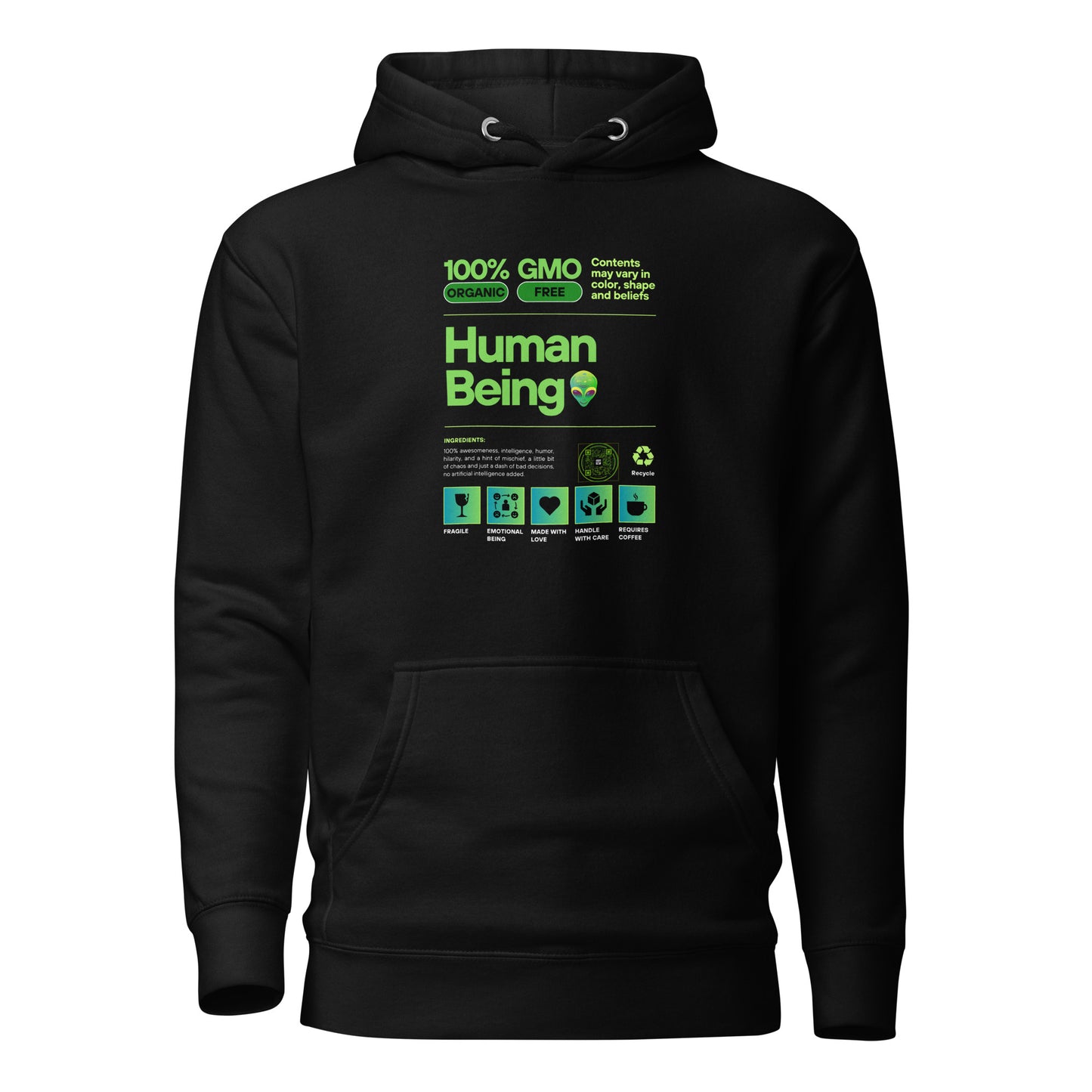 Check out this Cool, Stylish, "Human Being" 02 Unisex Hoodie!