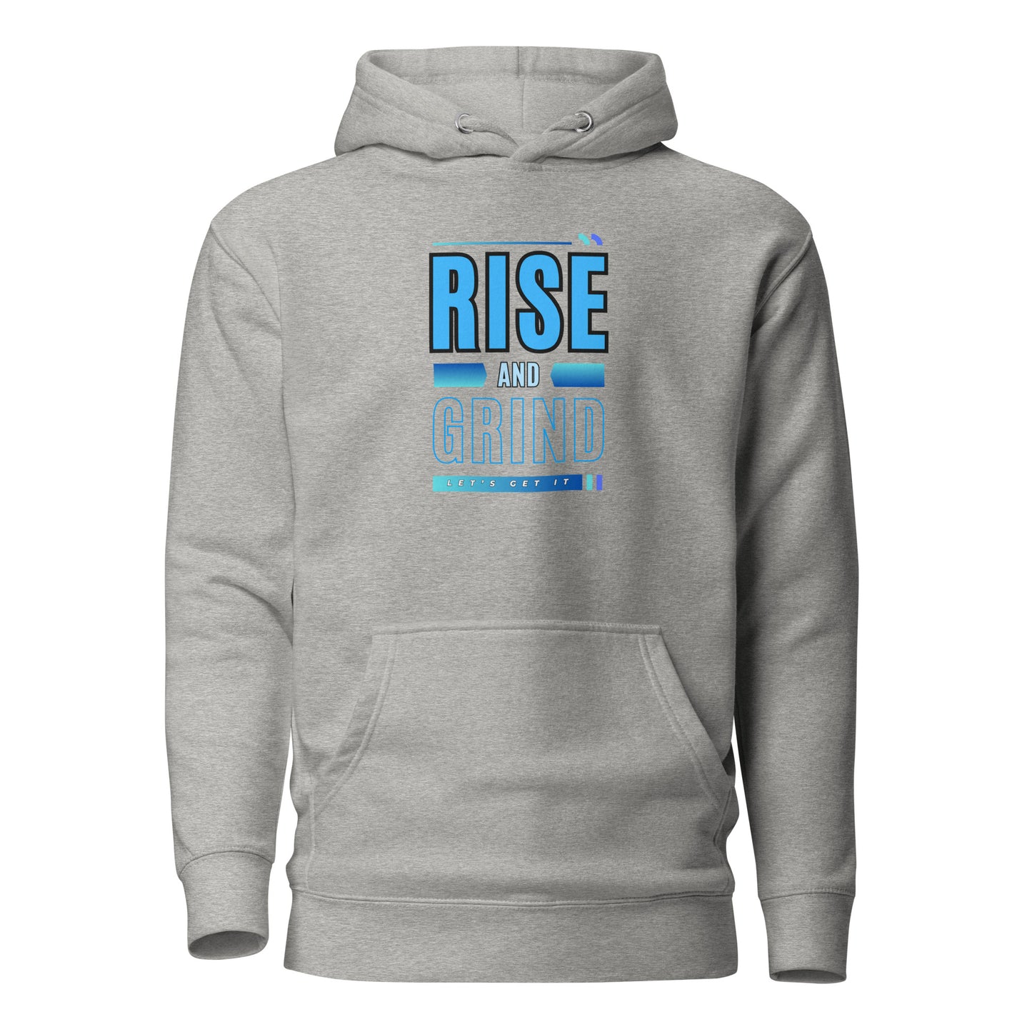 Check out this Cool, Stylish, "RISE and GRIND" 02 Unisex Hoodie