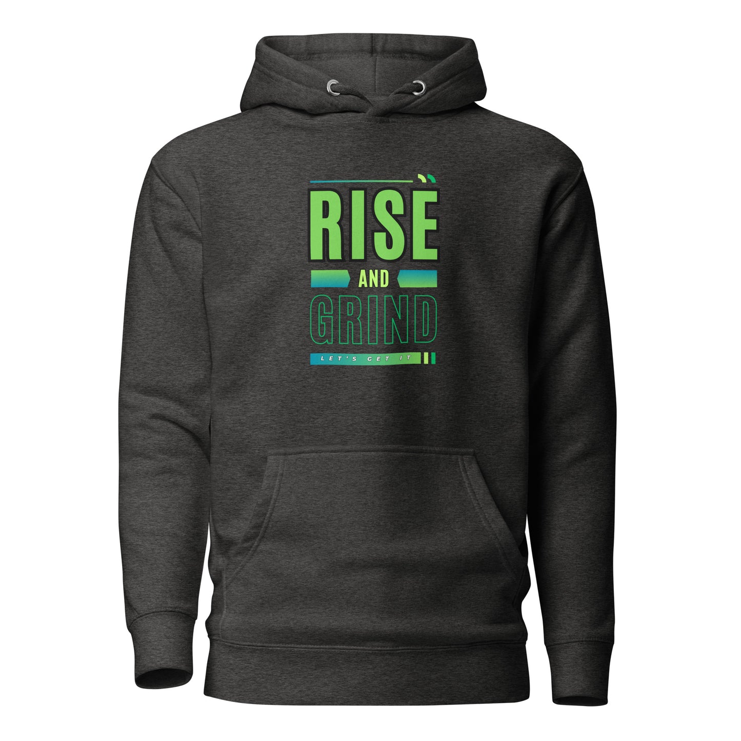 Check out this Cool, Stylish, "RISE and GRIND" 03 Unisex Hoodie