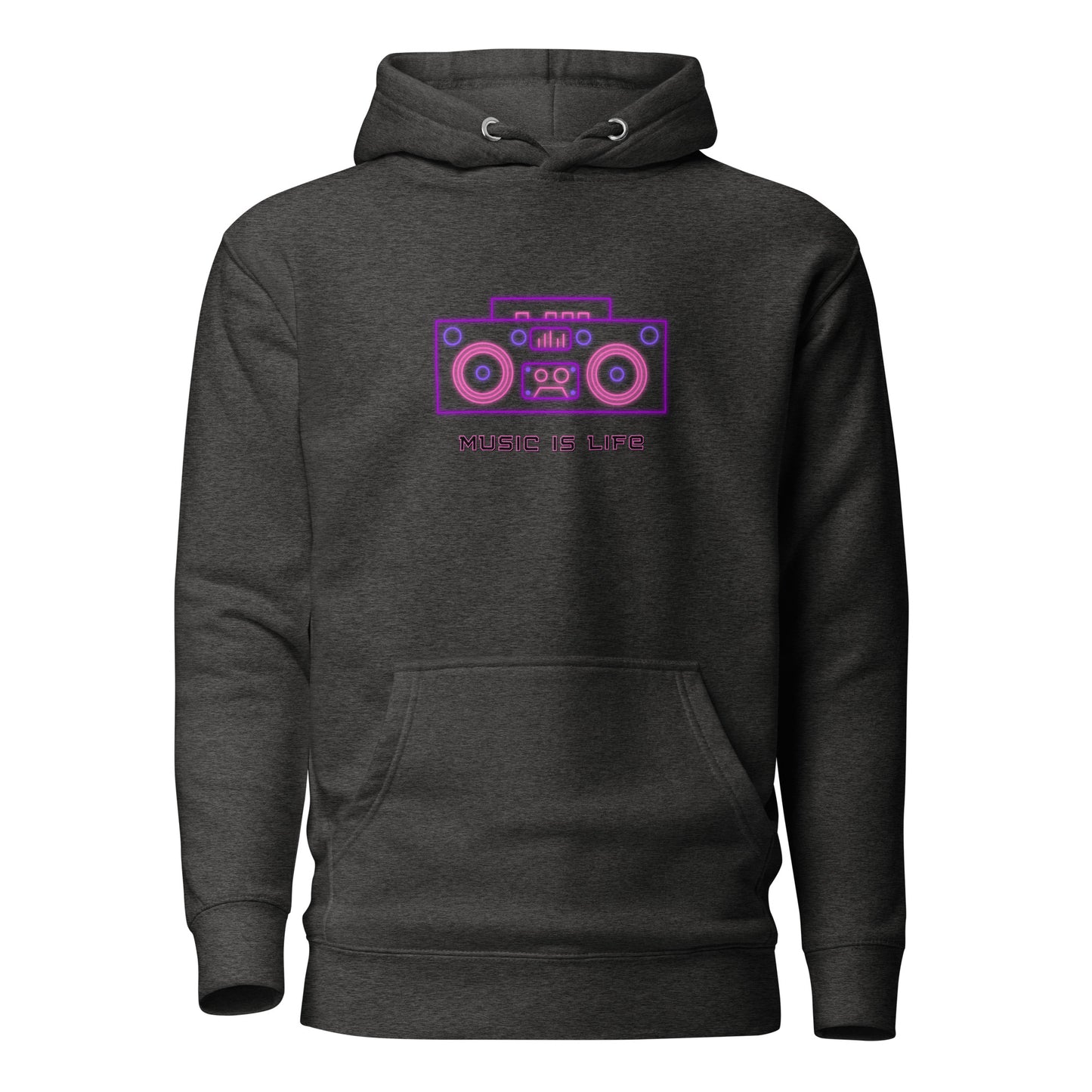 Check out this Cool, Stylish, "Music is Life" Unisex Hoodie